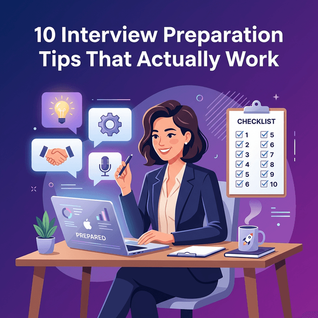 10 Interview Preparation Tips That Actually Work